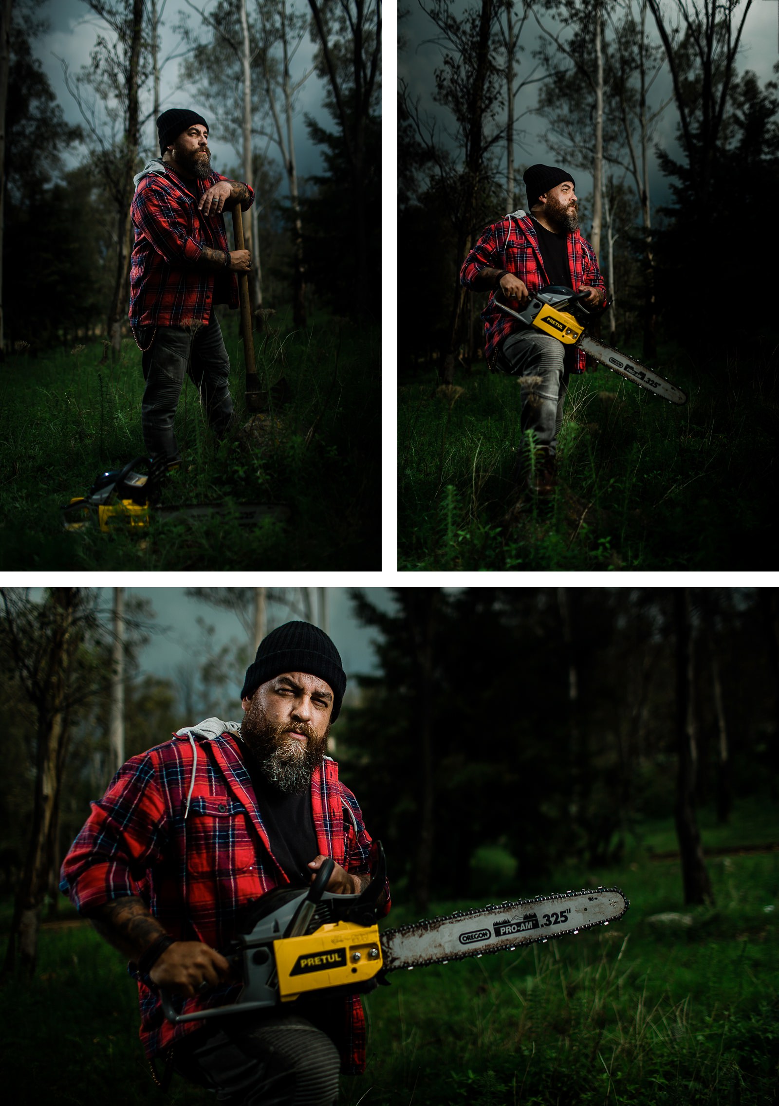 Woodman | testing shot for Geekoto flashes | Marcos Valdés Commercial Photographer